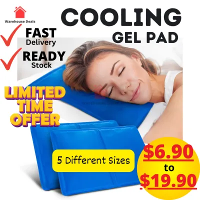 Cooling Gel Pad For Bed / Car Seat / Sofa / Laptops & More