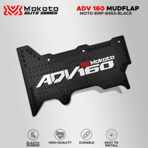 MOKOTO ELITE SERIES ADV 160 RUBBER MUD FLAPS COVER / RUBBERIZED MUD SPLASH GUARD FOR HONDA ADV 160 MOTORCYCLE SPEEDMOTO