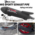 Moto Lupo Motorcycle HIFAST Exhaust Pipe For Mio Sporty Pipe Muffler With Stainless Elbow 1Set. 
