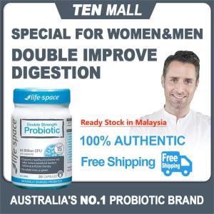 (EXP:2027/04)【Double Strength】Life Space Double Strength Probiotic (30 Capsules) 成人双效益生菌 调理肠胃