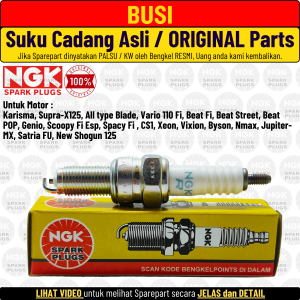 Busi NGK CPR6EA9 Karisma Supra X 125 Blade Vario Beat Scoopy Spacy CS1 Xeon Vixion Byson Original