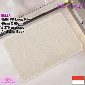 Tren-D-rugs Keset kaki polos alas lantai dapur kamar tidur minimalis doormat 40 cm x 60 cm - NMs