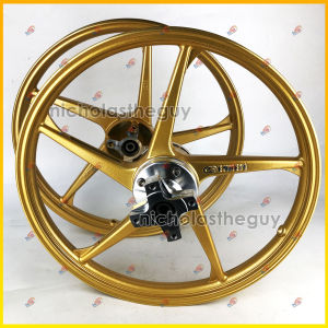 Sportrim G500 Y15ZR/Y125Z Custom Hub Bronze/Bright Gold/Bright Black (FOC Disc Fr Ego + Tubeless Valve) Motorcycle
