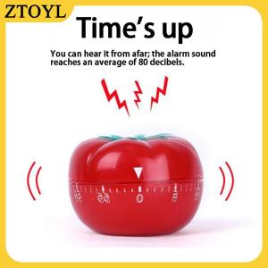 ZTOYL Cà chua hẹn giờ điện tử nhà bếp nhắc nhở Pomodoro cơ khí đếm ngược báo động nhà bếp nấu ăn Công cụ trò chơi hẹn giờ đồng hồ