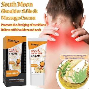 South Moon Shoulder and Neck Massage Cream relaxes muscles and relieves neck strain and pain