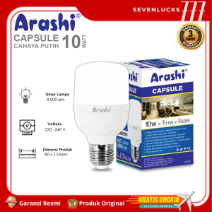 Arashi Lampu LED Capsule LED 40Watt Cahaya Putih - GARANSI RESMI HANNOCHS 1 Tahun