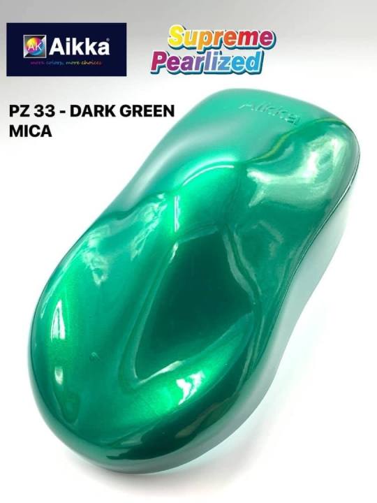 AIKKA PZ33 DARK GREEN SUPREME PEARLIZED 2K PAINT Body Paint
