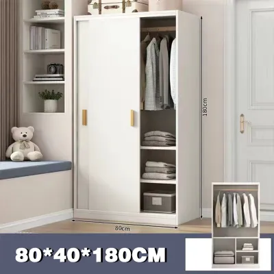 Homelife Fashion Cabinet For Clothes Furniture Sliding Doors Wardrobe Cabinet Durable Bedroom Clothes Cabinets