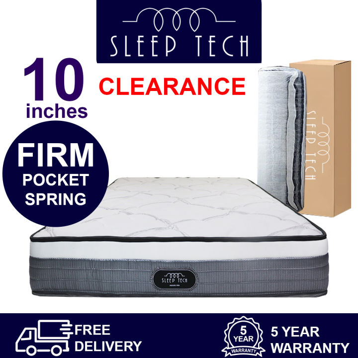 [SG Promo] Pocket Spring Mattress 10 inch / 25cm / Bed / Inner Spring