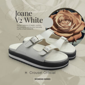 Crousel Sandal Wedges\ Women - Joane White