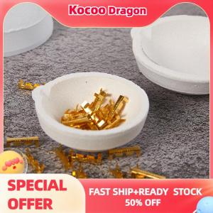 Kocoo High Temperature Quartz Silica Melting Crucible Dish Bowl Pot Casting Metal Jewelry Casting Container