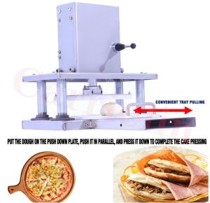 Ready✅ Electric Pizza Dough Press Machine Flour Tortilla Maker Dough Roller Sheeter Pressing Machine Commercial Home