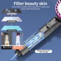 [SG Seller]Bathroom High Pressure Showerhead with Filter Bathroom Shower Head Water Saving One-Key Stop High Pressure Showerheads. 