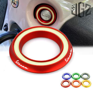 for Vespa Sprint Primavera 150 LX125 s125 GTS 300 Scooter noctilucent Ignition Switch Key Cover Ring Lock Circle Universal