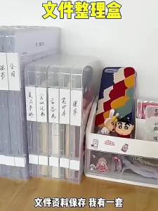 Clear Plastic File Storage with Buckle Lid Moisture Dust Proof Document Organizer