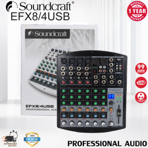 Soundcraft EFX8/4USB Professional Compact Mixer USB-enabled with reverb effects