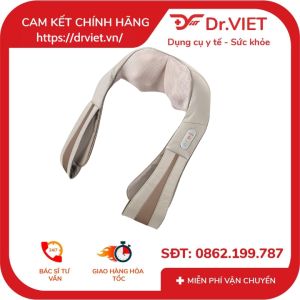 Đai massage vai cổ gáy chuyên nghiệp (4 bi xoay kèm rung và nhiệt) NMS-620H