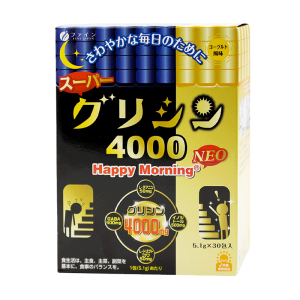 Fine Japan | Fine Glycine 4000 with L-Theanine and GABA - Good sleep calming effect stress relief supplement  (30 packets each /3 set /90 servings)（Certified by the US FDA）