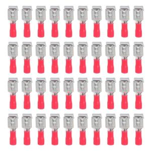 Piggybacks Spades Connectors with Quick Disconnect Feature Half Insulated Crimps Terminals Easy Installs Cable Terminals set