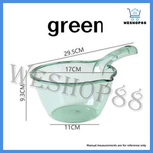 WESHOP88 1PC Water Dipper Ladle Spoon Rinse Cup for Bathroom Kitchen