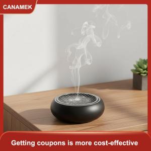 【CANAMEK 】 Stainless Steel Mosquito Spiral Holder Box Fireproof With Lid Mosquito Coil Burner Round Safe Mosquito Incense Holder