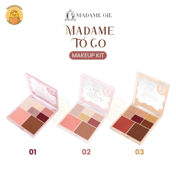 MADAME GIE MADAME TO GO - MAKE UP KIT - FACE PALETTE