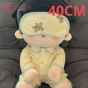Evelyn Love and Deepspace Xavier Zayne Rafayel ralayo Sylus Caleb Shirt Shorts Doll Clothes Doll Accessories For 40cm Cotton Doll Pajamas Suit Photo Props Cartoon Blouse Pants Set