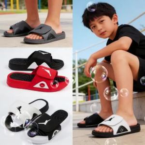 Cute cartoon childrens slippers non-slip and lightweight EVA slippers summer casual beach shoes