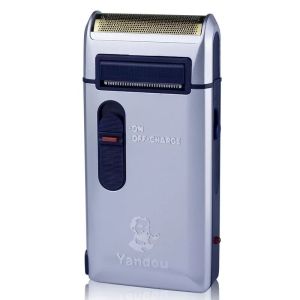 Original Yandou Rechargeable Shaver For Men Portable Travel Reciprocating Electric Razor Fully Automatic Trimmer Heads Hair Beard Kit Wet Dry Dual Use Haircut Cut Rechargable Shaving Cutter Wireless Mustache  Shave Raisor Safety Mini 3 In 1 Mens