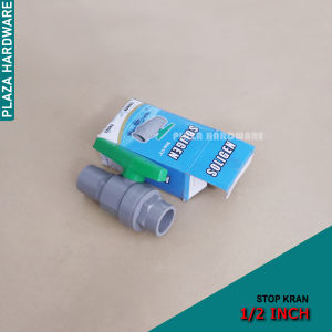 Soligen Stop Kran Ball Valve PVC Drat 1/2 Inch