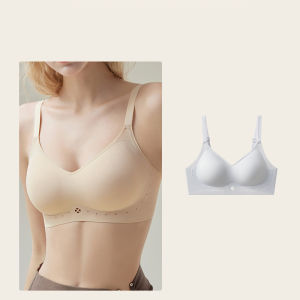 KOBENI Jelly Bra wire-free bra with breathable hole design soft and smooth 3D inner wear skin-friendly with high elasticity