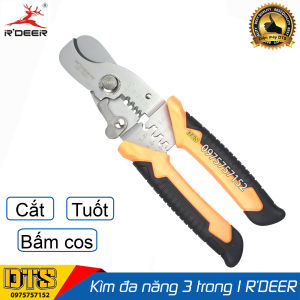 Kìm cắt dây đa năng cao cấp 3 trong 1 RDEER 120-6281 7inch/175mm (Cắt cáp-Tuốt dây-Bấm cos)