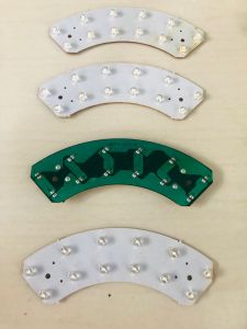 4PCS PAPAN PCB LED 6V / PCB LED 6 V 12 MATA LED