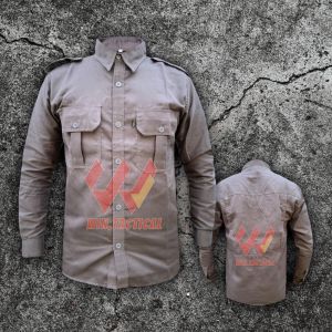 Kemeja Lapangan - Kemeja Reskrim - Kemeja BUMN - Kemeja Lapangan Bahan Drill Cotton - Kemeja Kantor - Kemeja Outdoor - Hem Pria - Acara Formal Dan Casual Bisa - Kemeja Taktikal Lengan Panjang