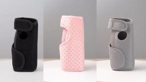 2 Pieces Carpal Tunnel Wrist Brace for Night Wrist Sleep Supports Splints Stabilizer and Hand Brace Cushioned to Help with Carpal Tunnel Pain Relief Universal Adjustable Fit(Breathable StyleBlack)