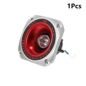 FZIPUA 1/2Pcs 100W Speaker Tweeter 3" with Color Light Loudspeaker Treble Durable Horn Piezoelectric Speaker Buzzer for Head