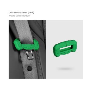 TUO29 2 pcs Anti Scratch Belt Buckle Covers Anti Abnormal Noise Silicone Case Protective Cover Safety 2 pcs Seat Belt Clip Car