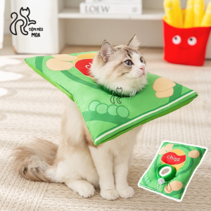 Gối chống liếm đeo cổ bông mềm dễ thương cho thú cưng - Tiệm Mèo Moa