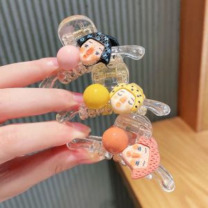 Gấp tóc 6cm Icon Human nhựa trong