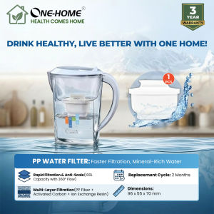 ONE HOME Water Filter Pitcher 3.5L Weak Alkaline High-efficiency Filtration For Drinking Water
