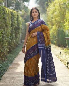 [Pre Order]Pure MulMul Cotton Saree (Normal / Ready To Wear Saree) ~ Delivery Lead Time : 10 days
