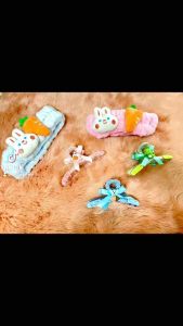 Kẹp Răng Cá Mập Phối Nơ thủ Công Kiểu Hàn Màu sắc  Xinh Xắn.