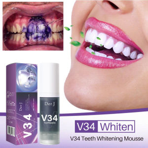 V34 Deep Cleaning Toothpaste Purple Care Teeth Oral Care Oral Health Specialist