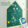 【Magnetic Blackboard/Whiteboard wall sticker】Kids Drawing Board Painting with chalk/marker pen art craft soft whiteboard DIY whiteboard Wall Sticker Erasable Washable Magic Decoration Office classroom white board Learning 黑板白板. 
