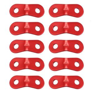 10pcs Camping Tent Rope Buckles Aluminum Alloys Adjutsable Tensioners Fastener for Camping and Outdoor Activity