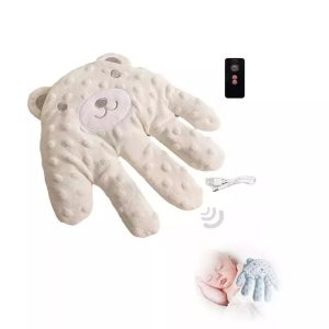SG Seller Sleeping Soothing Palm Artifact For Babies Automatic Beating And Soothing Doll Electric Soothing Doll Appease Butt Beating