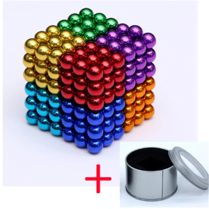 Magnetic Ball 216PCS 5mm Magnet Beads Cube BuildingToy Stress Reduction ball