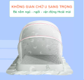 Mùng Ngủ Xếp Gọn Cho Bé - Màn Chụp Tự Bung Em Bé - Màn Chống Muỗi  Sợi Thép Loại Dầy Dễ Gấp Gọn Tiện Lợi cao cấp Che Chống Muỗi Che Toàn Bộ Màn Chống Muỗi Không Đáy Thông Dụng Có Thể Gập Lại Cho Trẻ Em. 