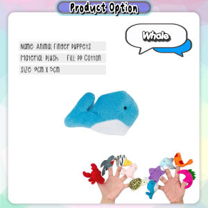 [iRojak] Cute Animal Finger Puppet  Story Telling Puppet Educational Toys Pretend Play 手指玩具 Patung Jari - BT441