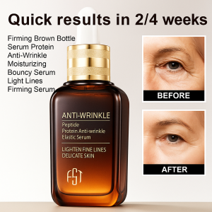 Protein anti-wrinkle essence spot-lightening essence moisturizing essence lightens fine lines wrinkle-removing and moisturizing Small Brown Bottle Serum Fade Firming Protein AntiWrinkle Peptide Moisturizing Serum